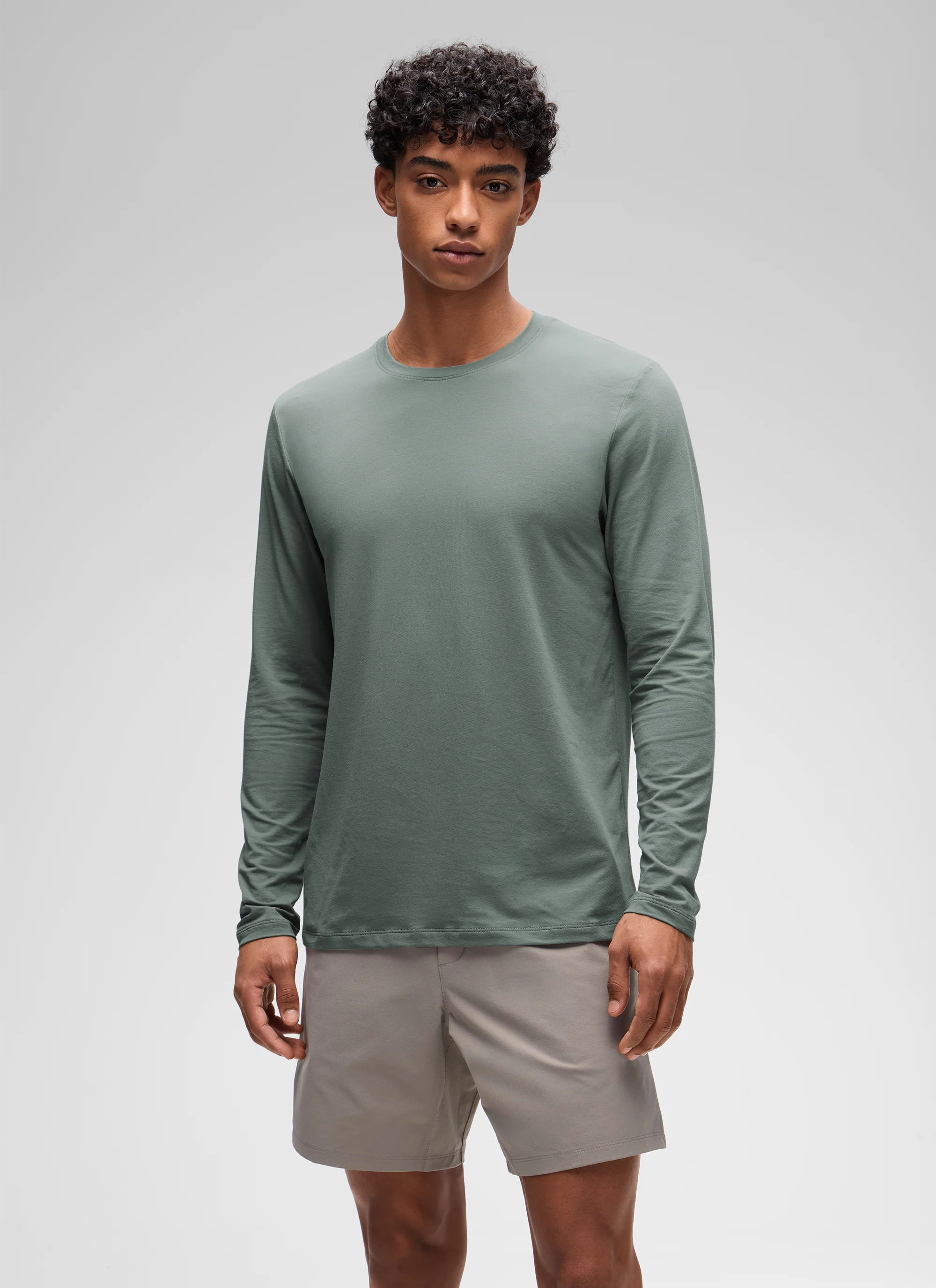 Poly Cotton-Blend Lightweight Long Sleeve - Image 18