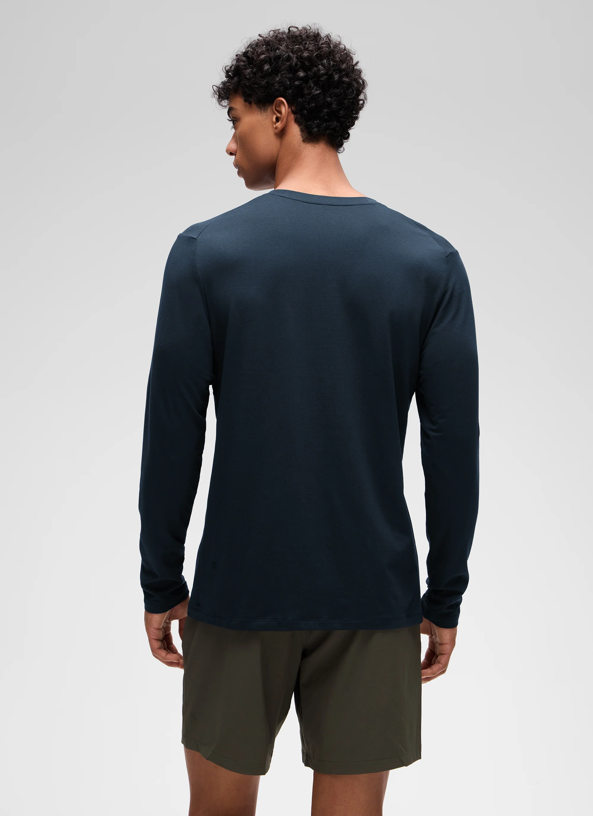 Poly Cotton-Blend Lightweight Long Sleeve - Image 2