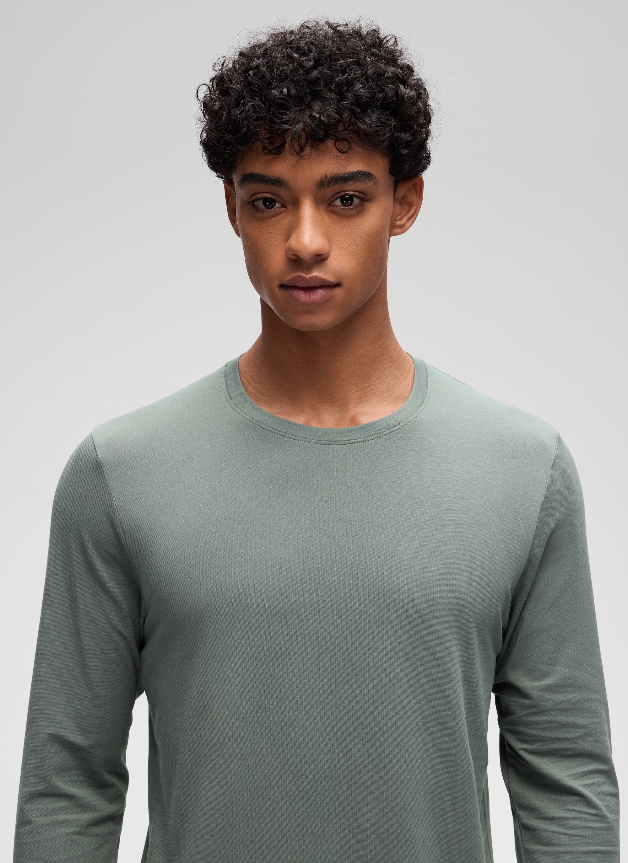 Poly Cotton-Blend Lightweight Long Sleeve - Image 21