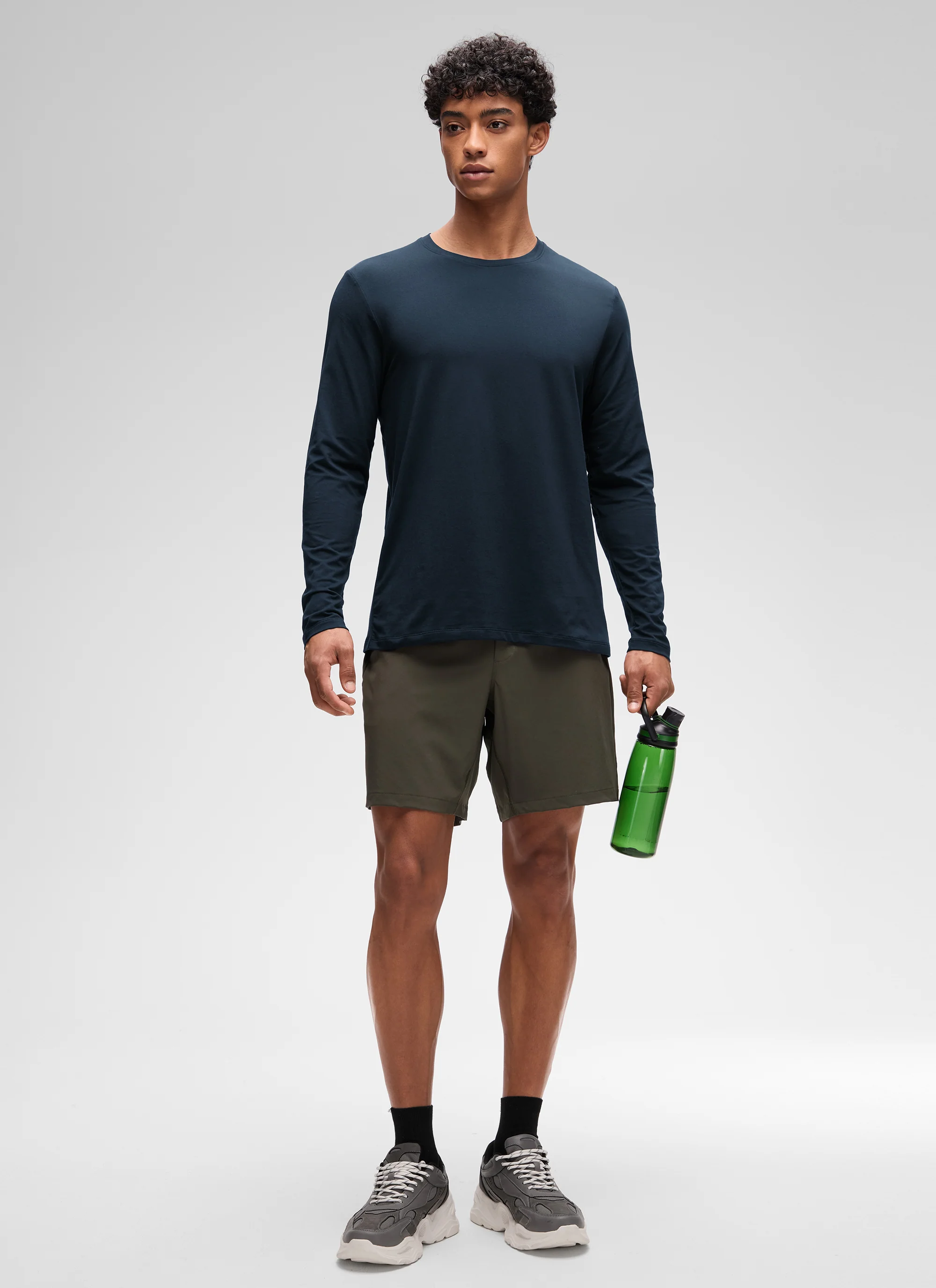 Poly Cotton-Blend Lightweight Long Sleeve - Image 3