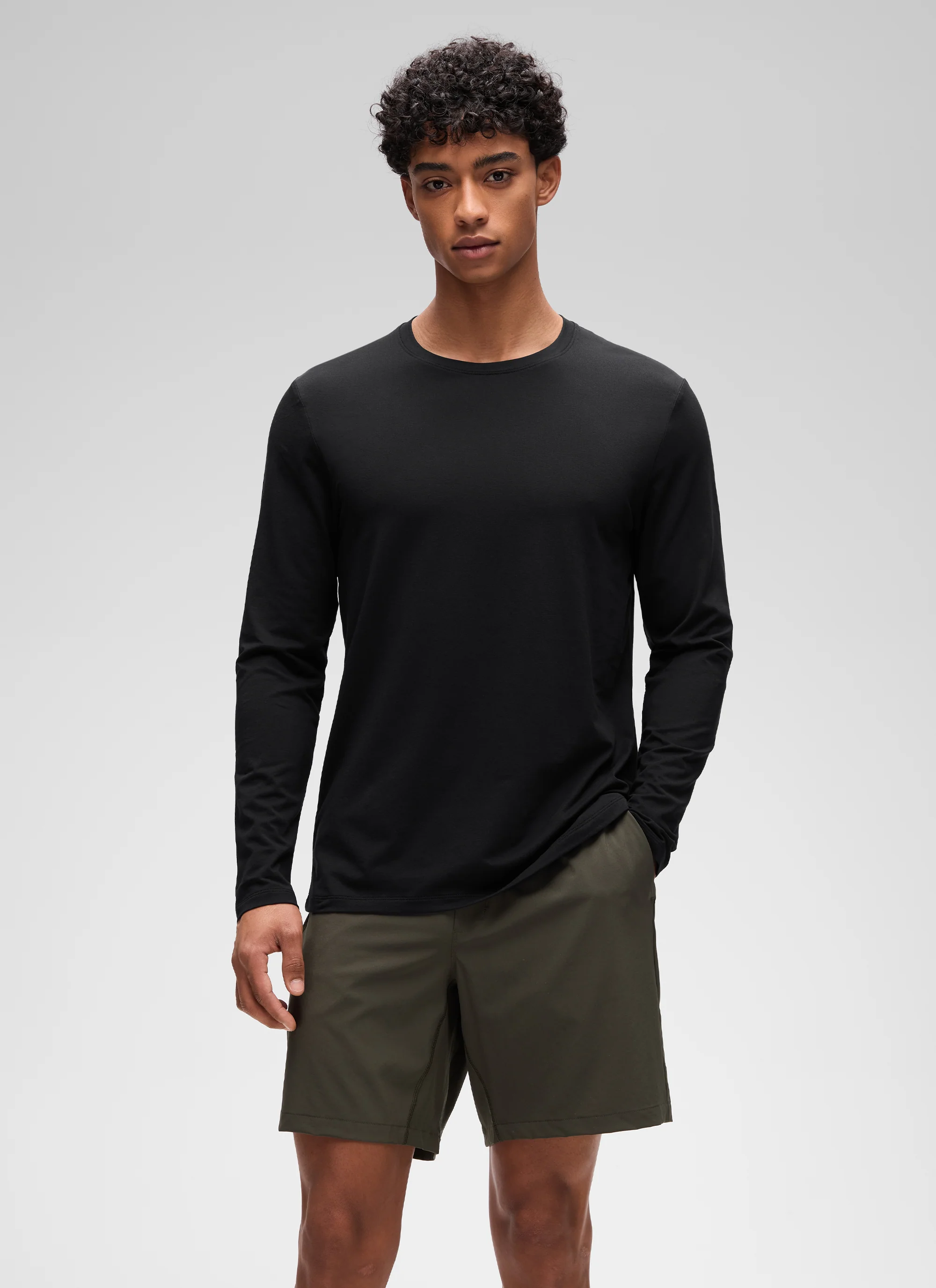 Poly Cotton-Blend Lightweight Long Sleeve - Image 5