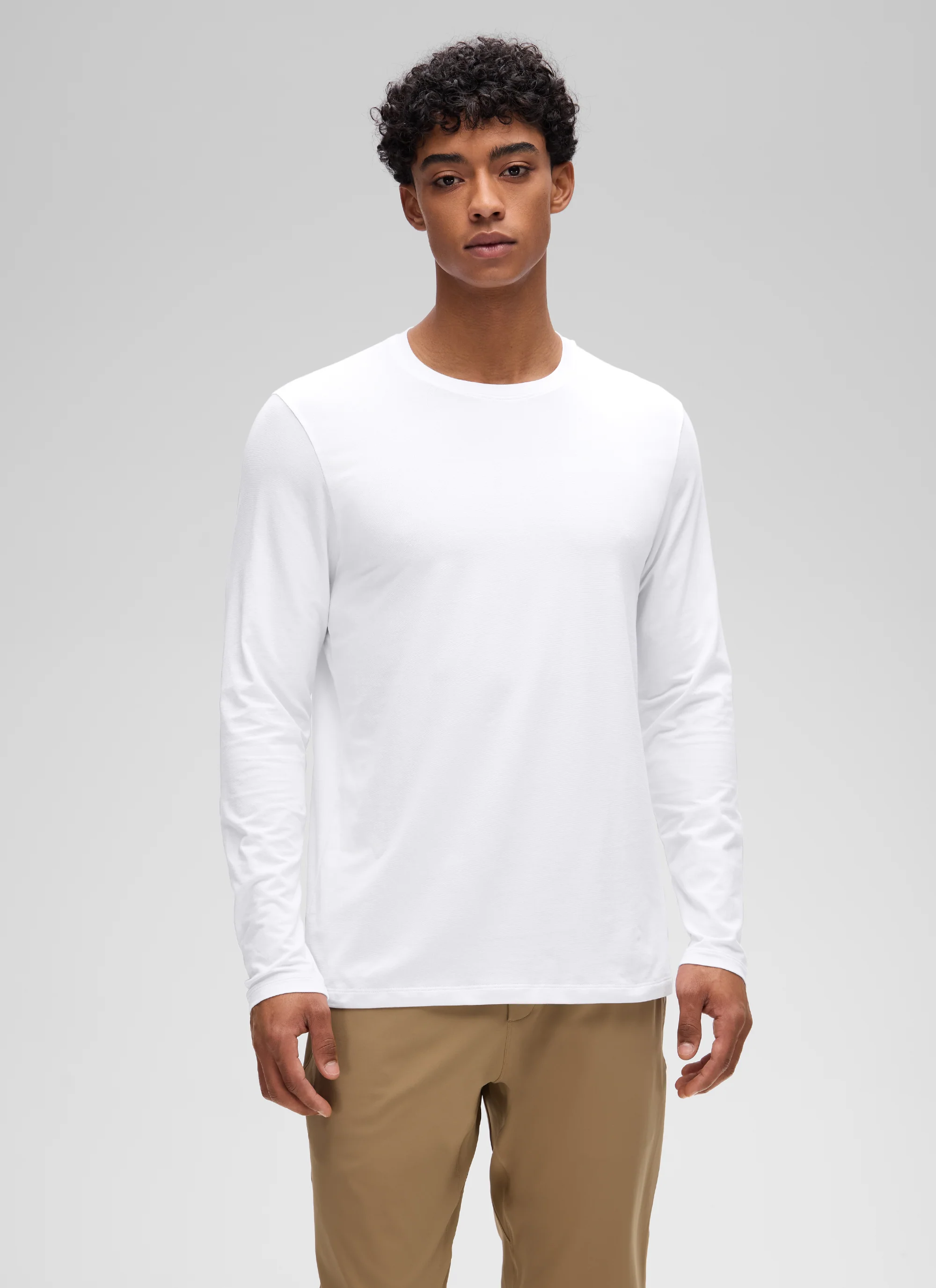 Poly Cotton-Blend Lightweight Long Sleeve - Image 9
