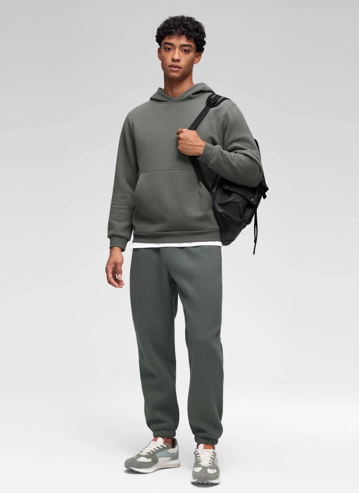 Fleece Lined Pocket Pullover Hoodie - Image 4