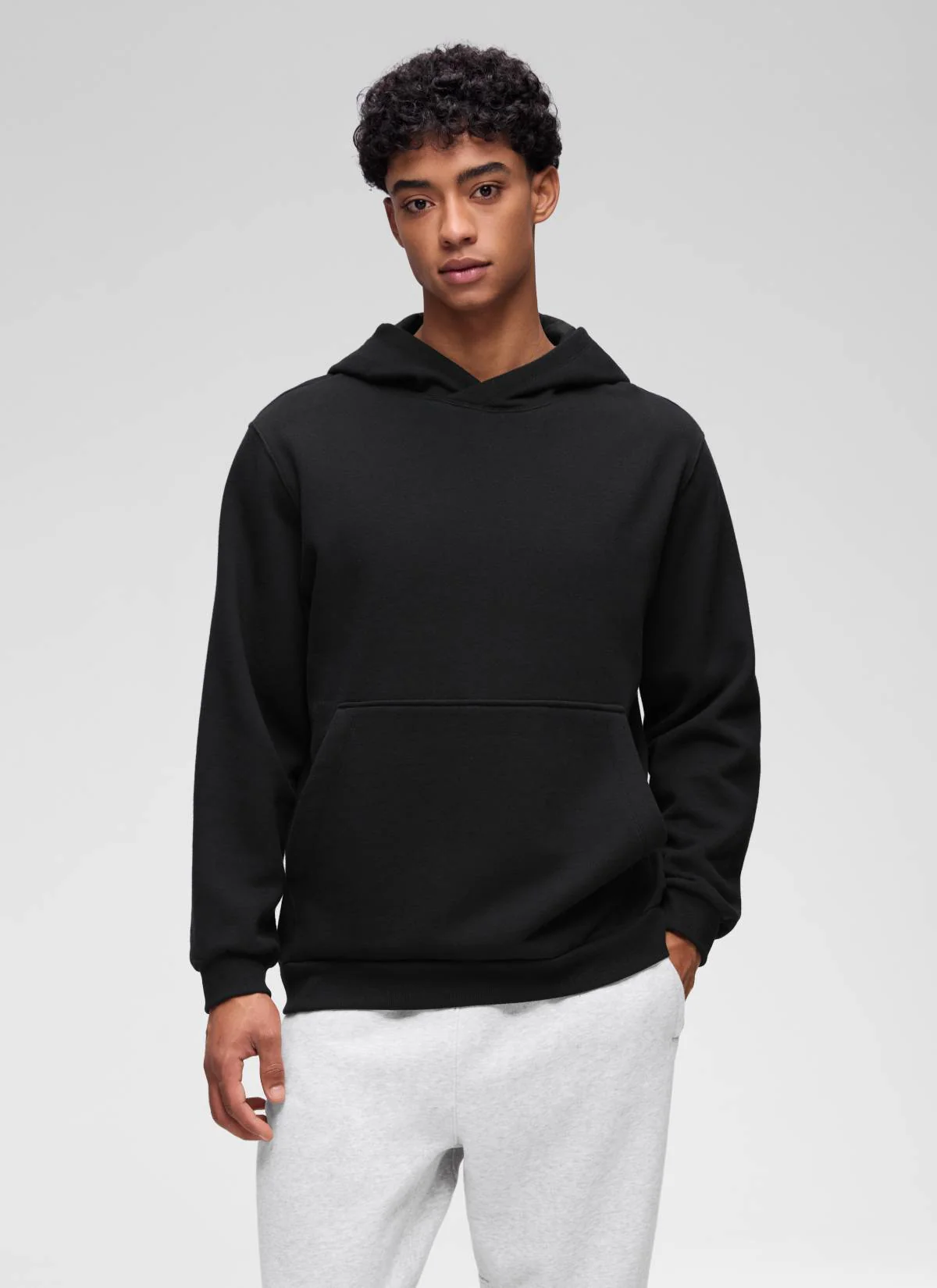 Fleece Lined Pocket Pullover Hoodie - Image 5