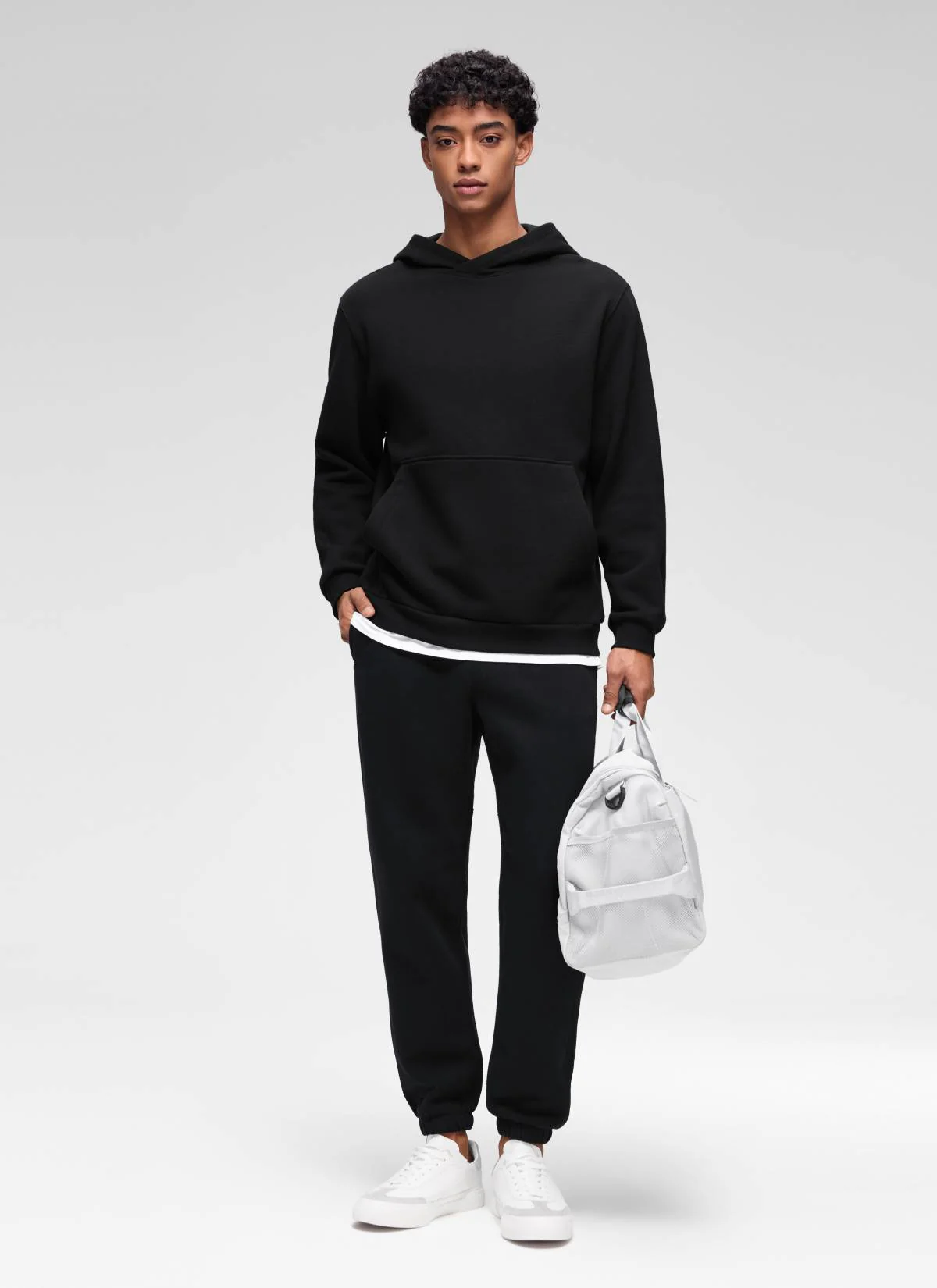 Fleece Lined Pocket Pullover Hoodie - Image 7
