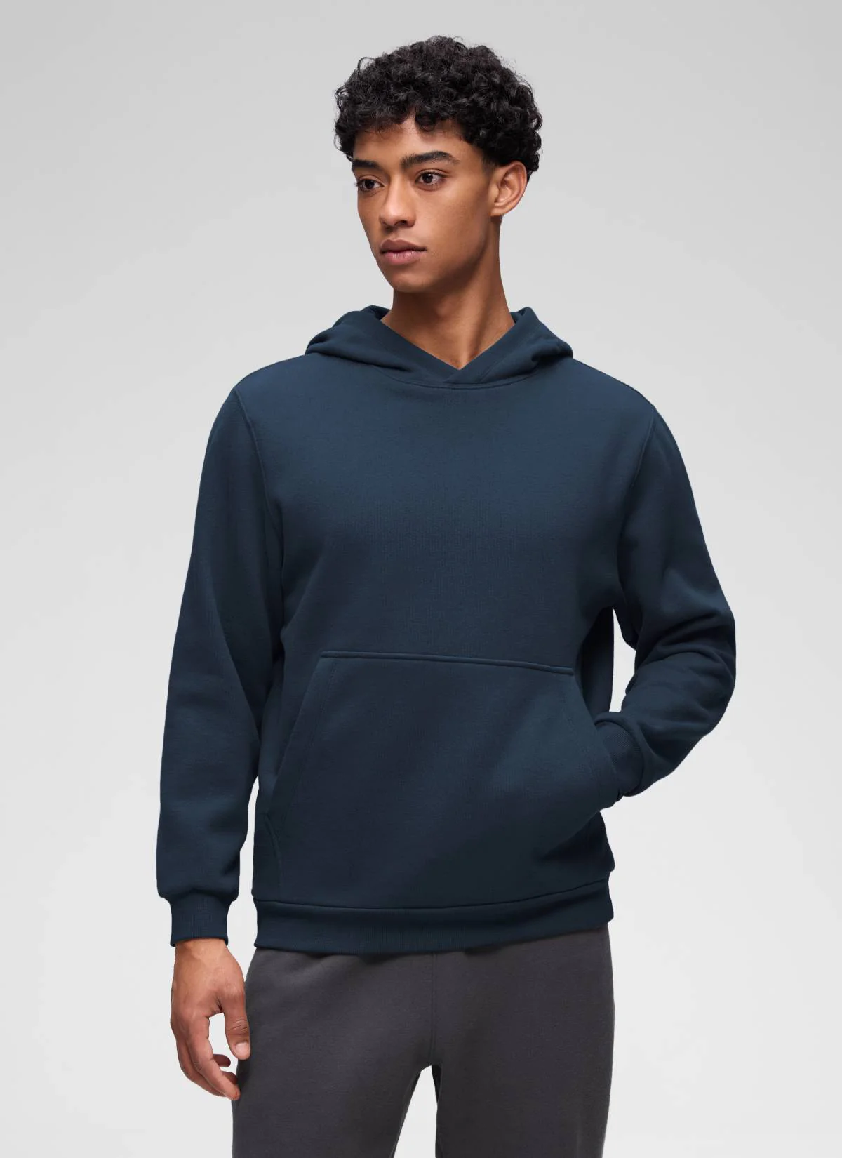 Fleece Lined Pocket Pullover Hoodie - Image 9