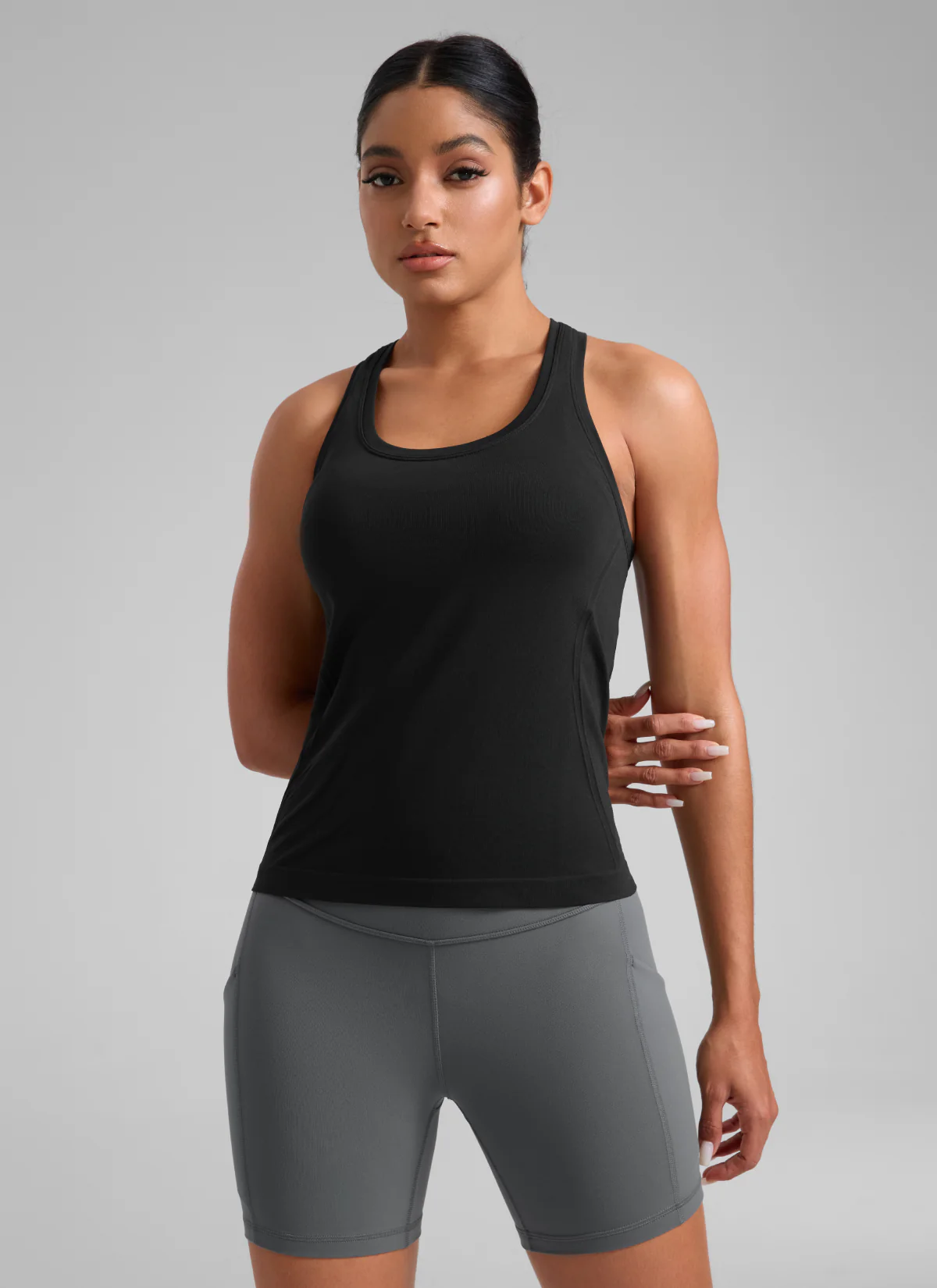 Seamless Racerback Scoop Neck Tank - Image 11