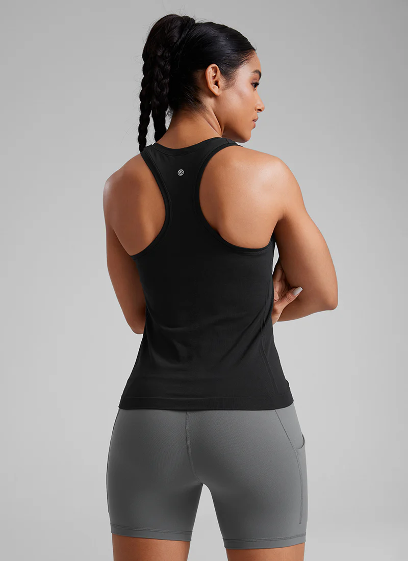 Seamless Racerback Scoop Neck Tank - Image 12