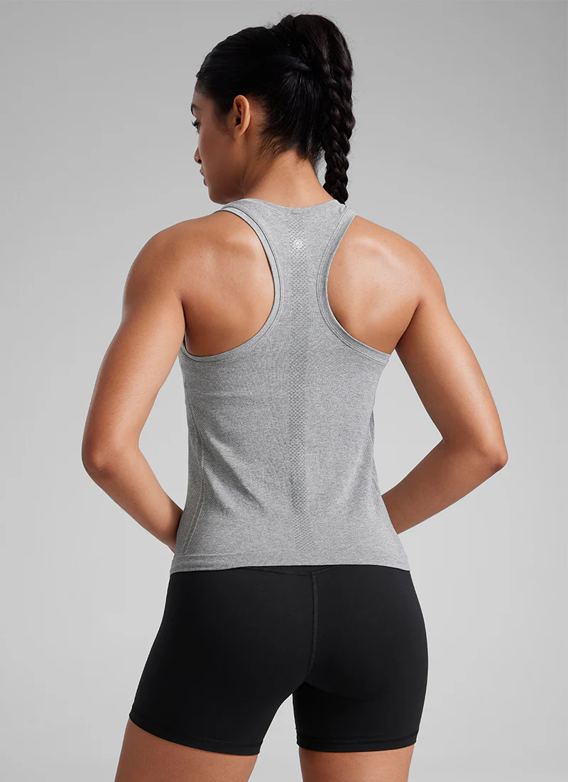 Seamless Racerback Scoop Neck Tank - Image 3