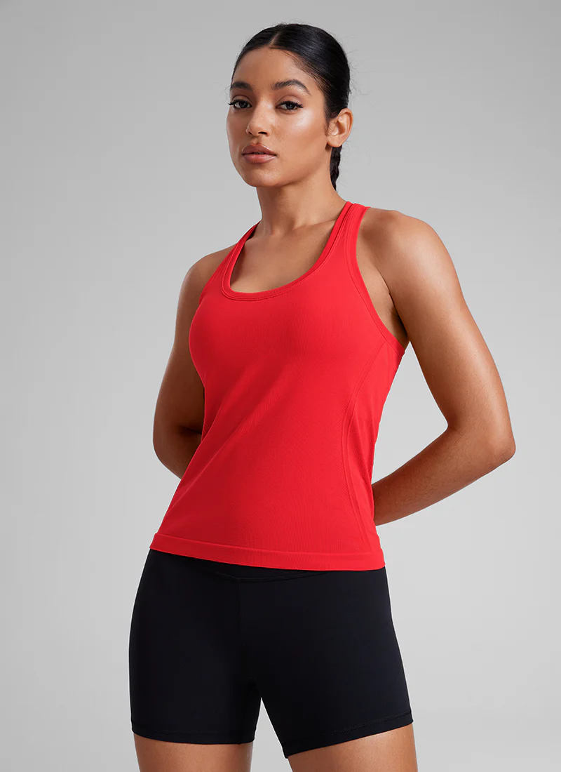 Seamless Racerback Scoop Neck Tank - Image 32