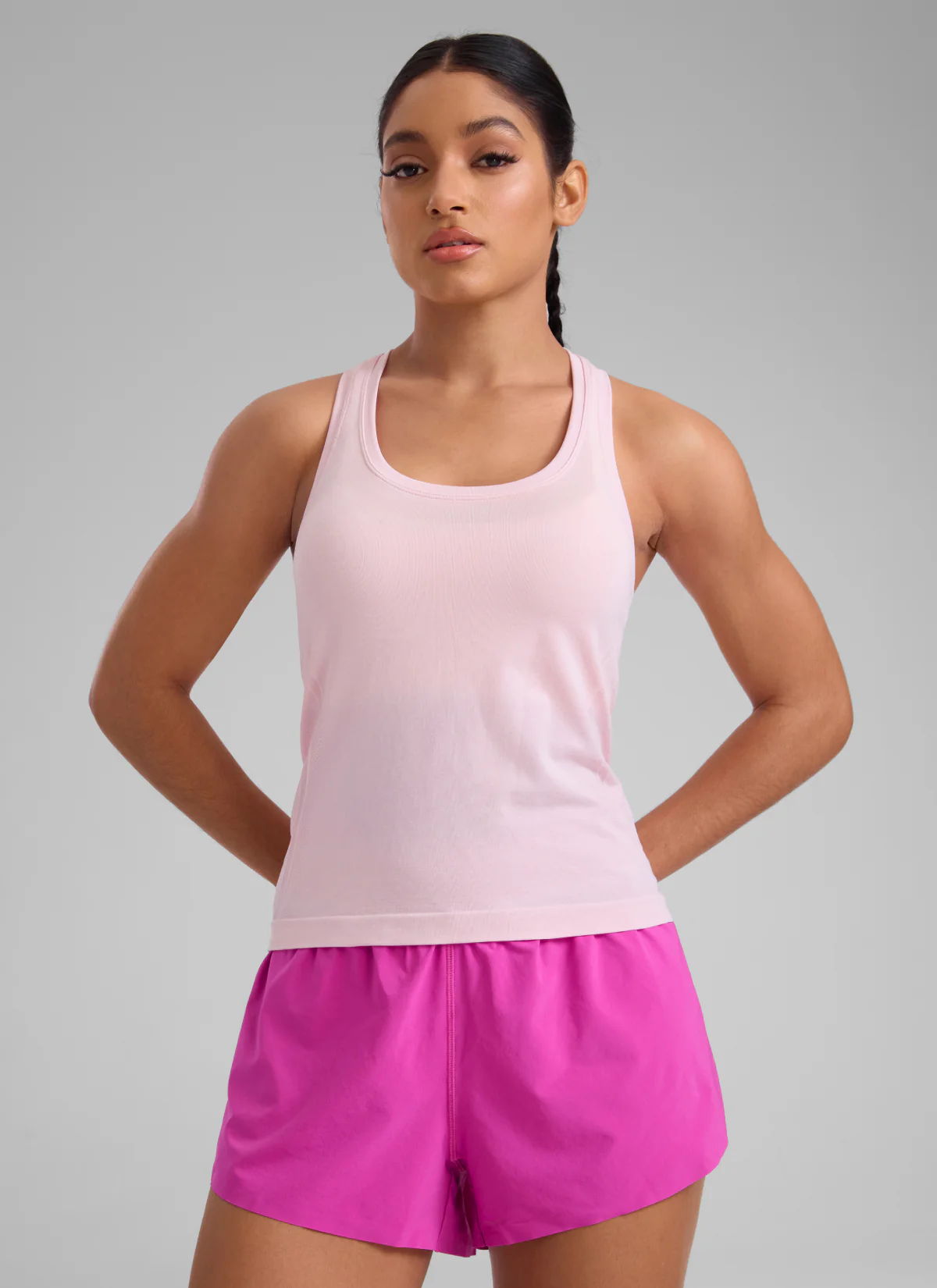 Seamless Racerback Scoop Neck Tank - Image 37