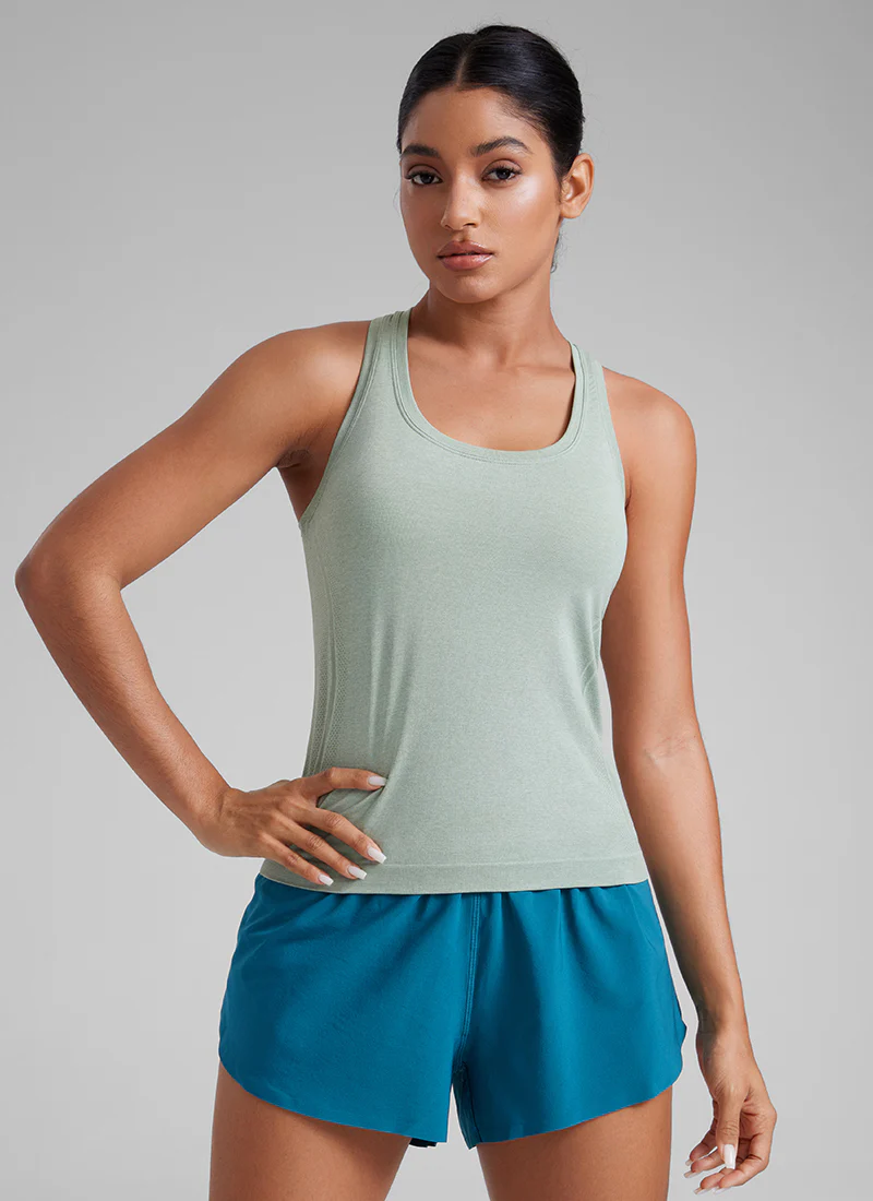 Seamless Racerback Scoop Neck Tank - Image 6