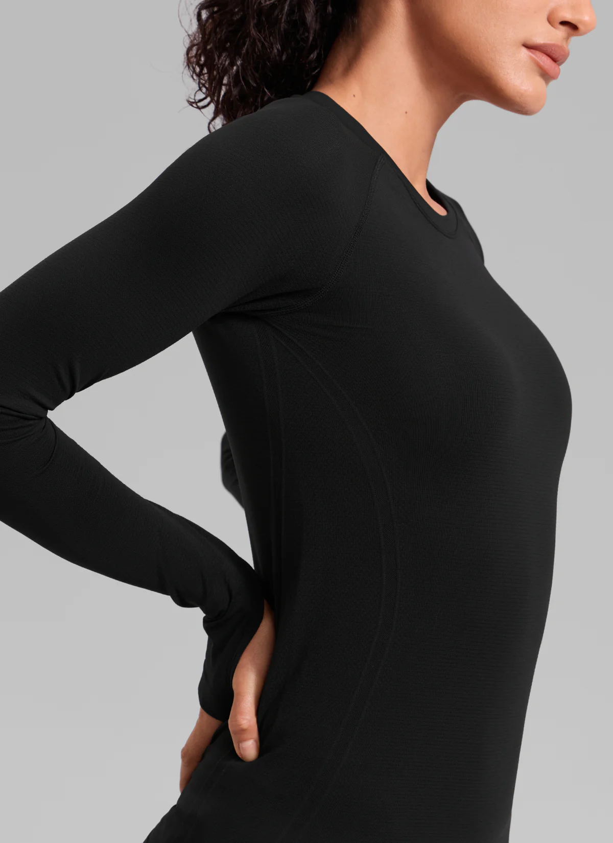 Seamless Crew Neck Long Sleeve - Image 10