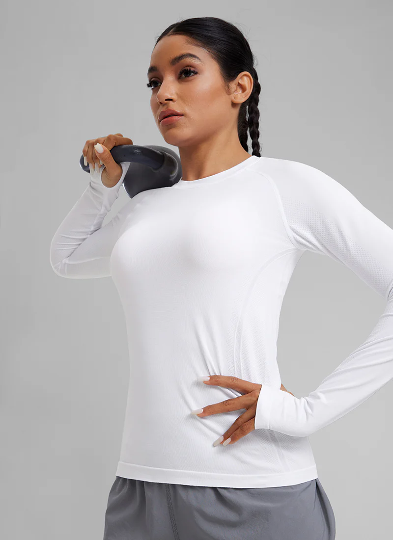 Seamless Crew Neck Long Sleeve - Image 15