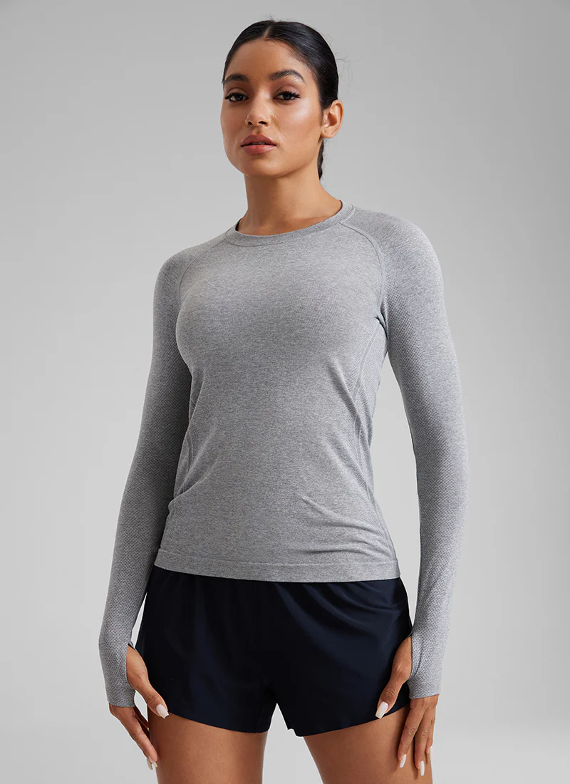 Seamless Crew Neck Long Sleeve - Image 22