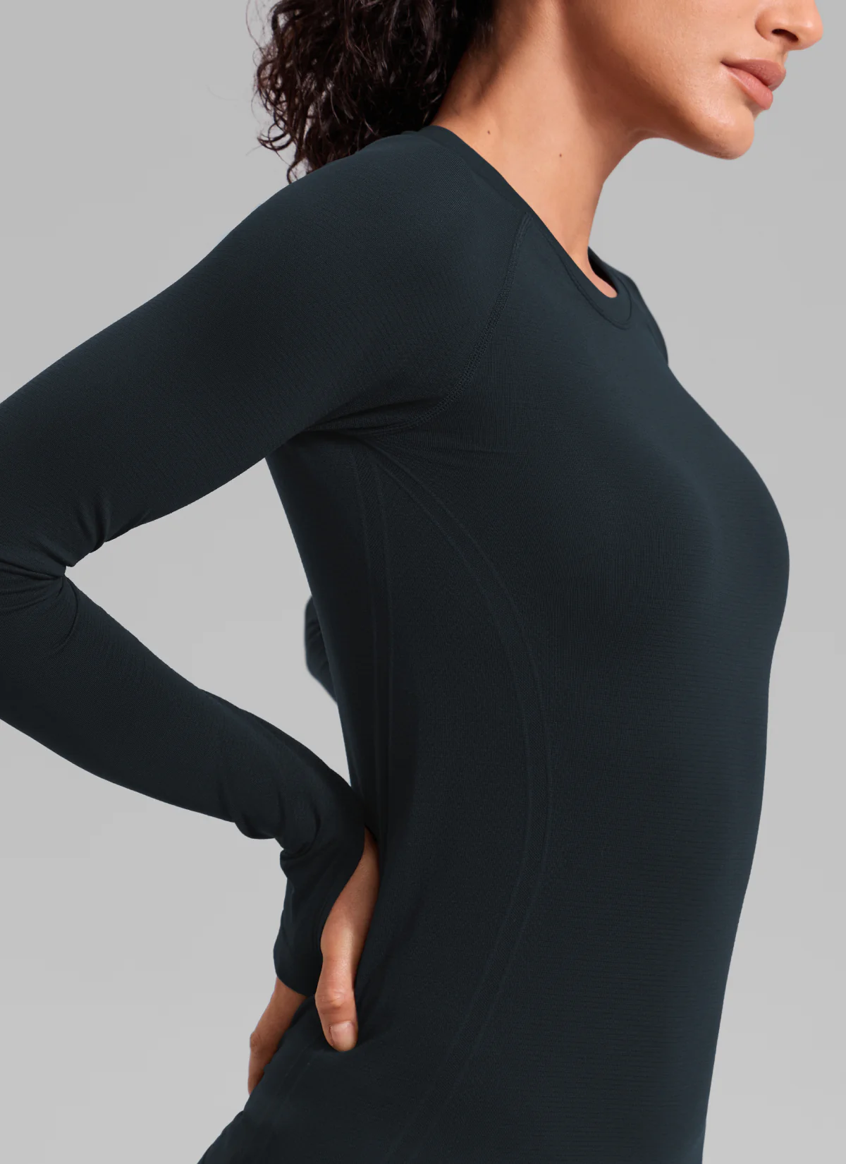Seamless Crew Neck Long Sleeve - Image 35