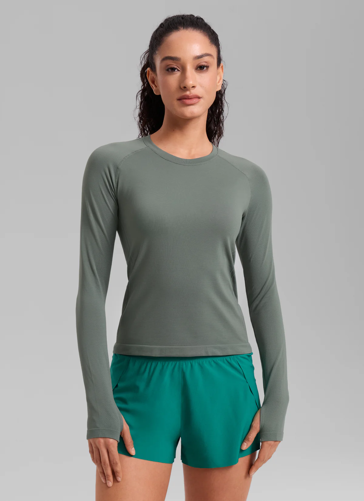 Seamless Thumbhole Long Sleeve - Image 7