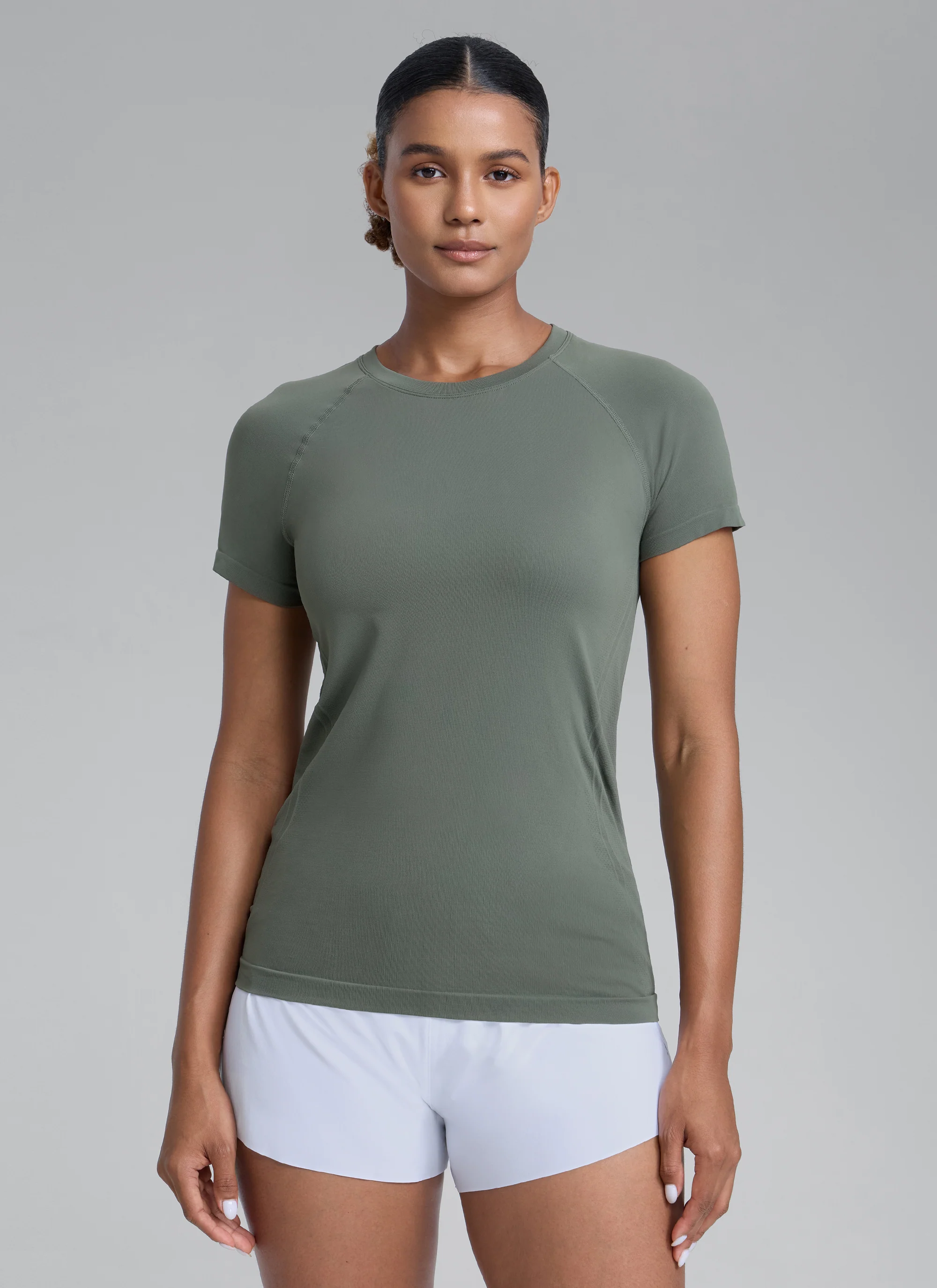 Seamless Hip Length Short Sleeve - Image 17