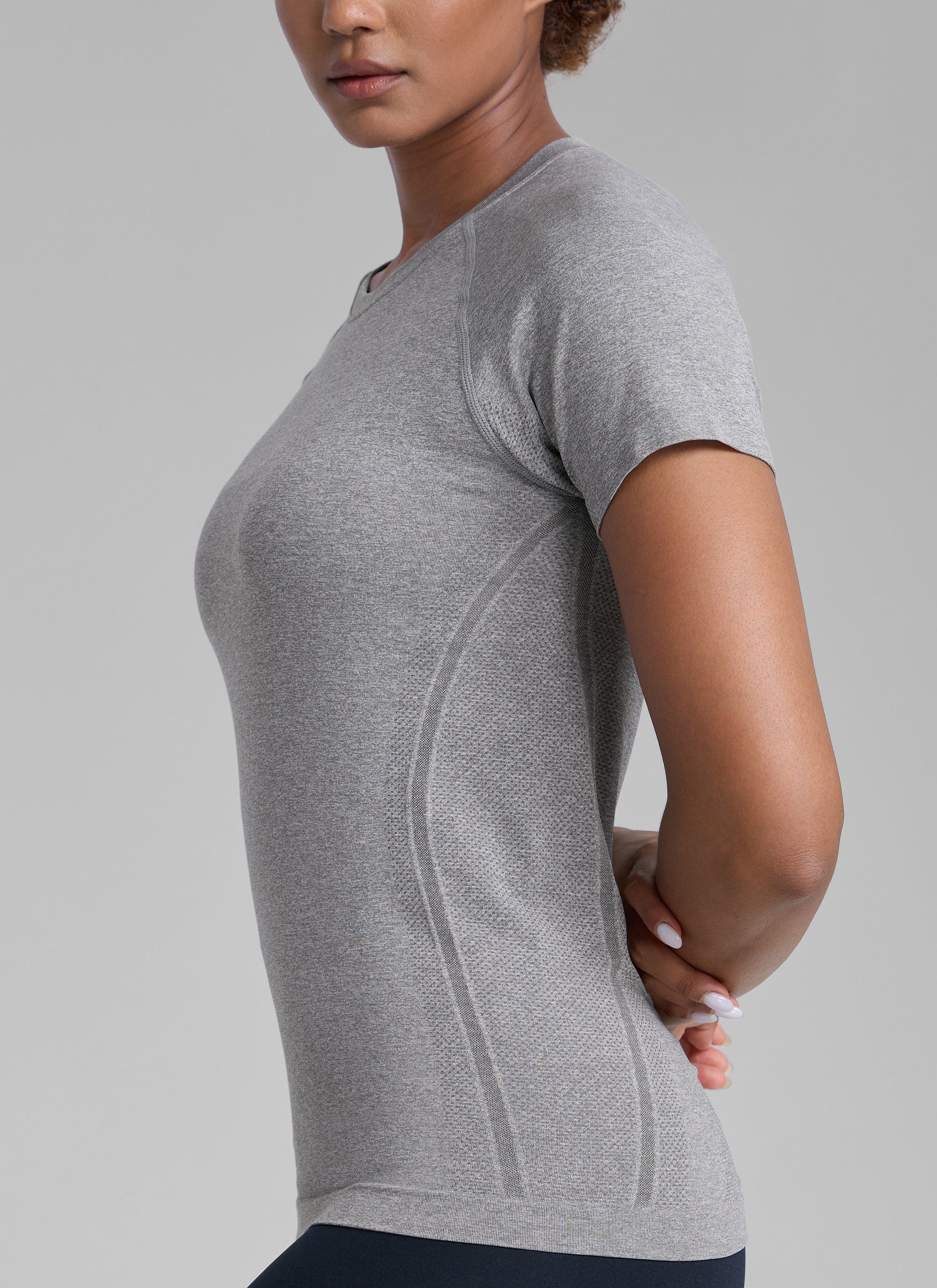 Seamless Hip Length Short Sleeve - Image 35