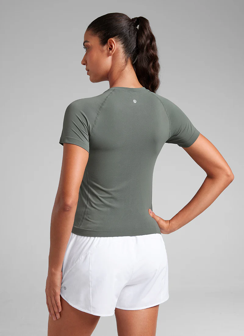 Seamless Waist Length Crewneck Short Sleeve - Image 19