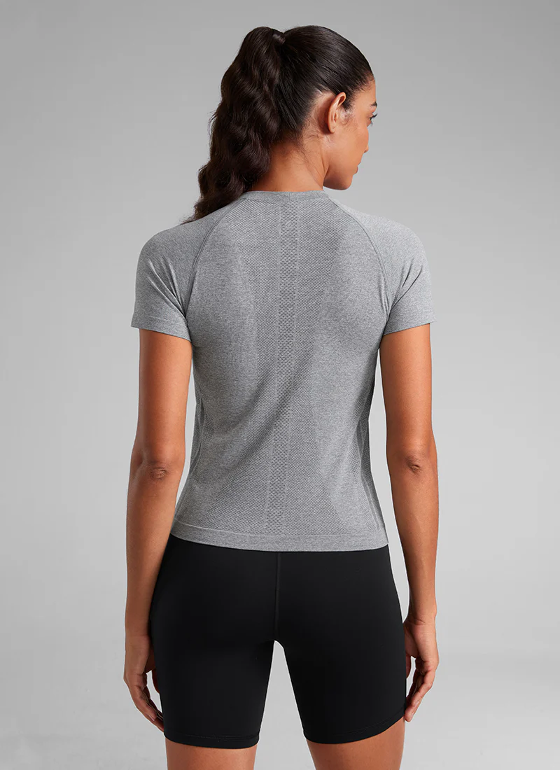 Seamless Waist Length Crewneck Short Sleeve - Image 24
