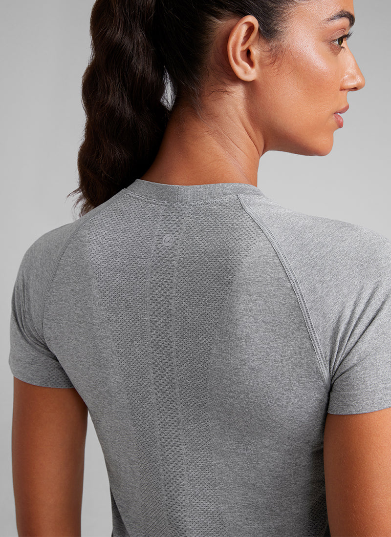 Seamless Waist Length Crewneck Short Sleeve - Image 25