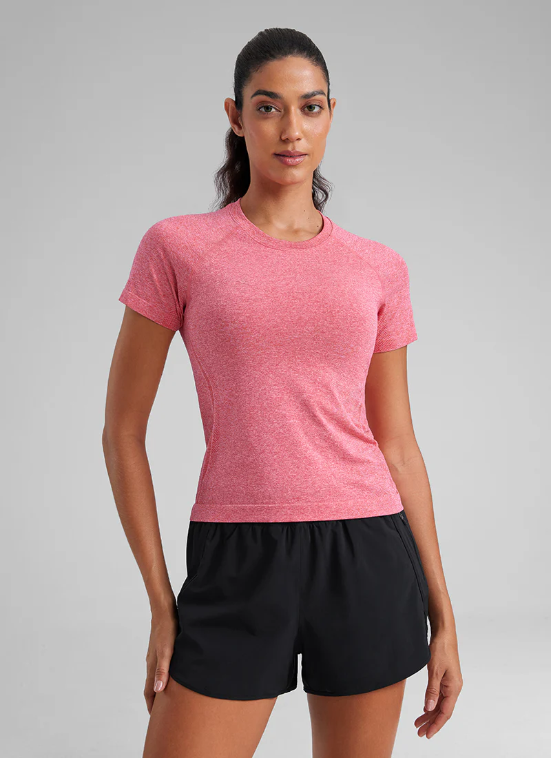Seamless Waist Length Crewneck Short Sleeve - Image 29