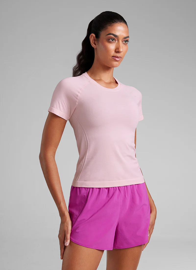 Seamless Waist Length Crewneck Short Sleeve - Image 5