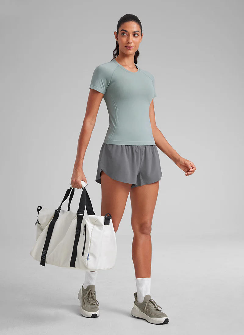 Seamless Waist Length Crewneck Short Sleeve - Image 4