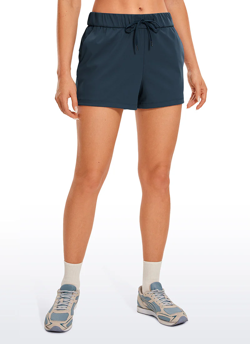Stretch Mid Rise Pocket Shorts 2.5" - Image 12