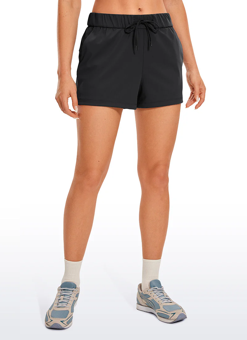 Stretch Mid Rise Pocket Shorts 2.5" - Image 6