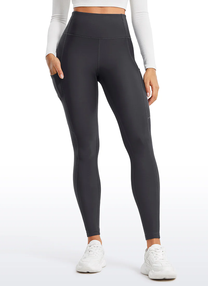 Thermal Fleece Lined Pocket Legging 28'' - Image 4