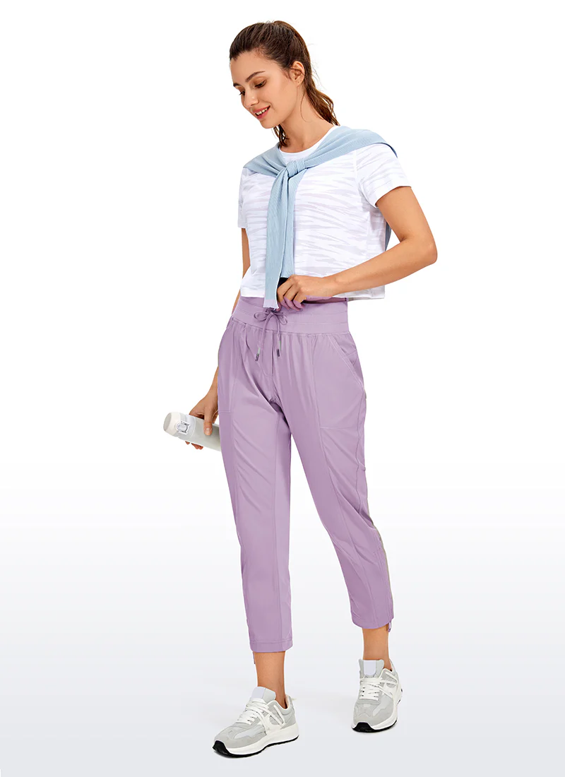 Striped Pants with Pockets 25''- Cinched Leg - Image 17