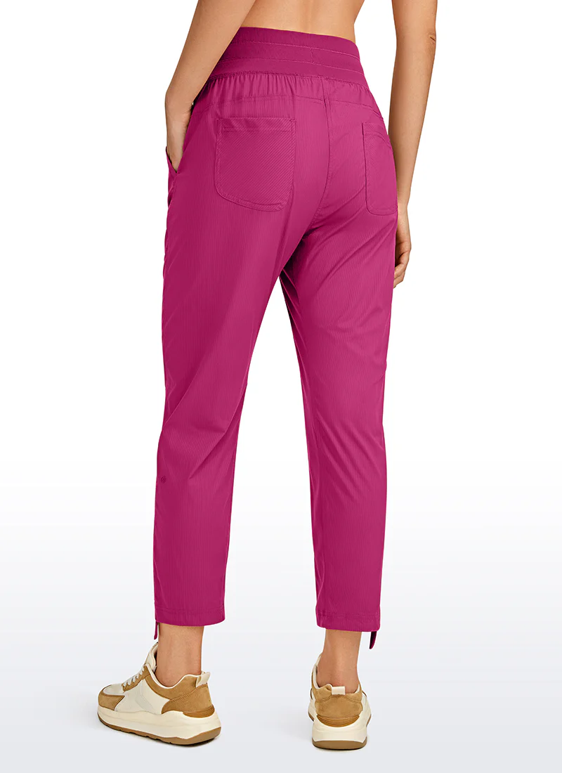 Striped Pants with Pockets 25''- Cinched Leg - Image 20