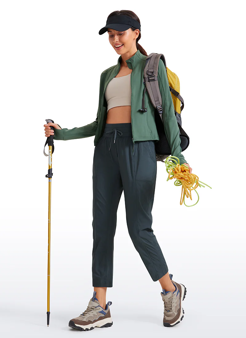 Striped Pants with Pockets 25''- Cinched Leg - Image 8