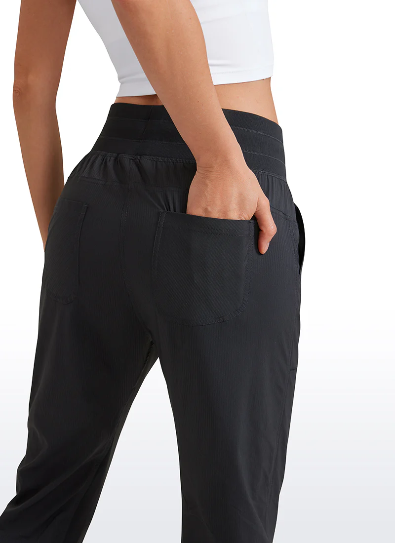 Striped Pants with Pockets 25''- Cinched Leg - Image 10