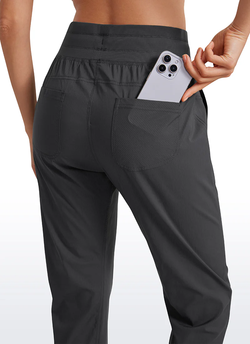 Striped Pants with Pockets 25''- Cinched Leg - Image 14