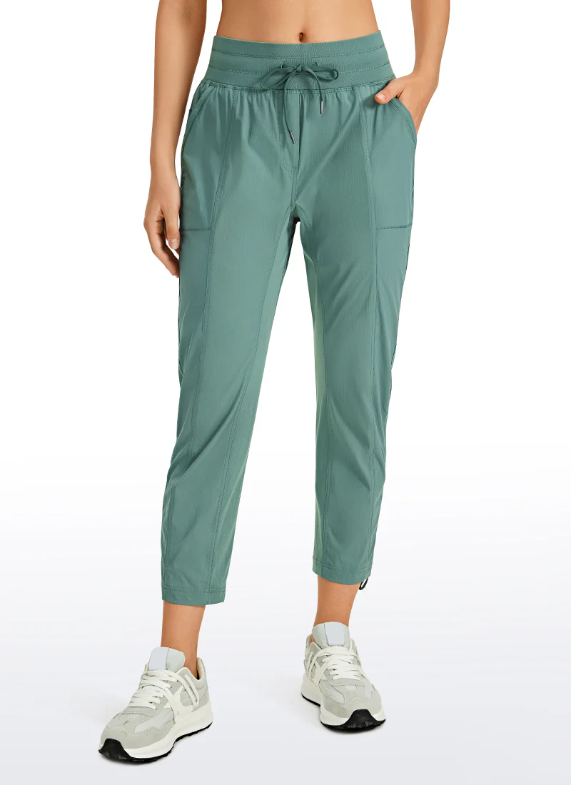 Striped Pants with Pockets 25''- Cinched Leg - Image 16