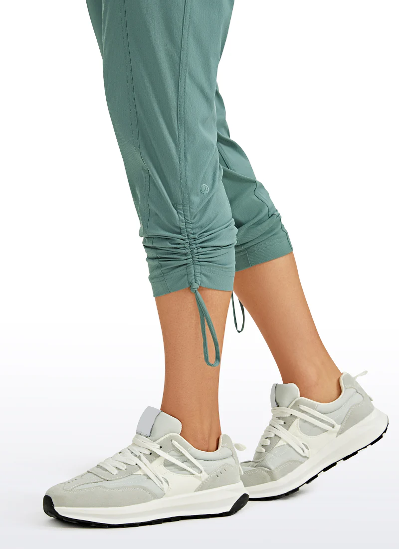 Striped Pants with Pockets 25''- Cinched Leg - Image 18