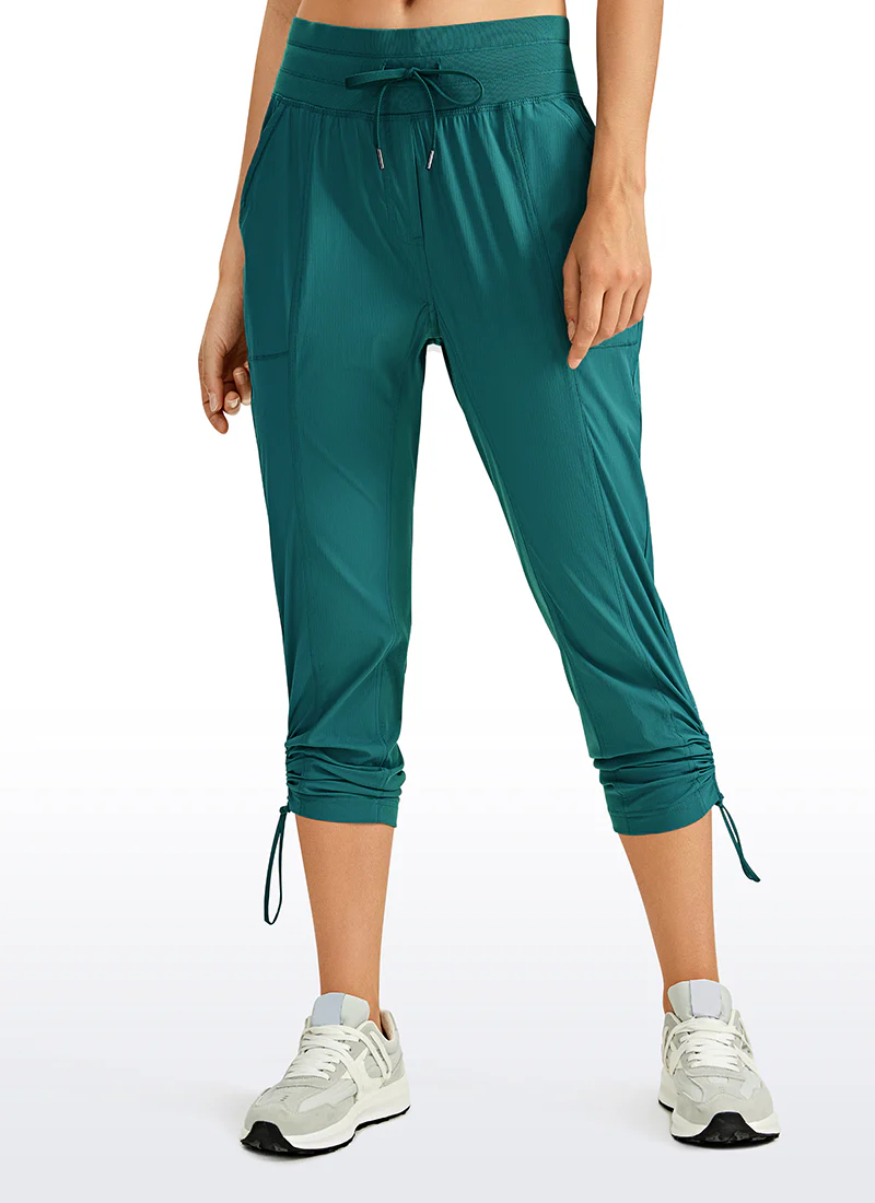 Striped Pants with Pockets 25''- Cinched Leg - Image 19