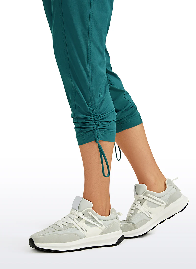 Striped Pants with Pockets 25''- Cinched Leg - Image 21