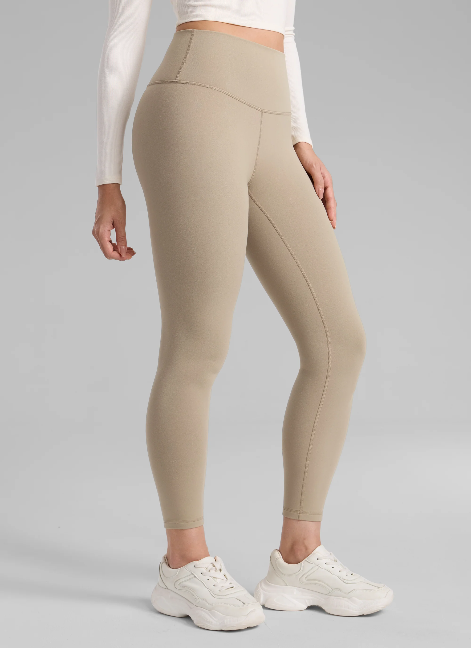 Matte Thermal Fleece Lined Origin Legging 25" - Image 36