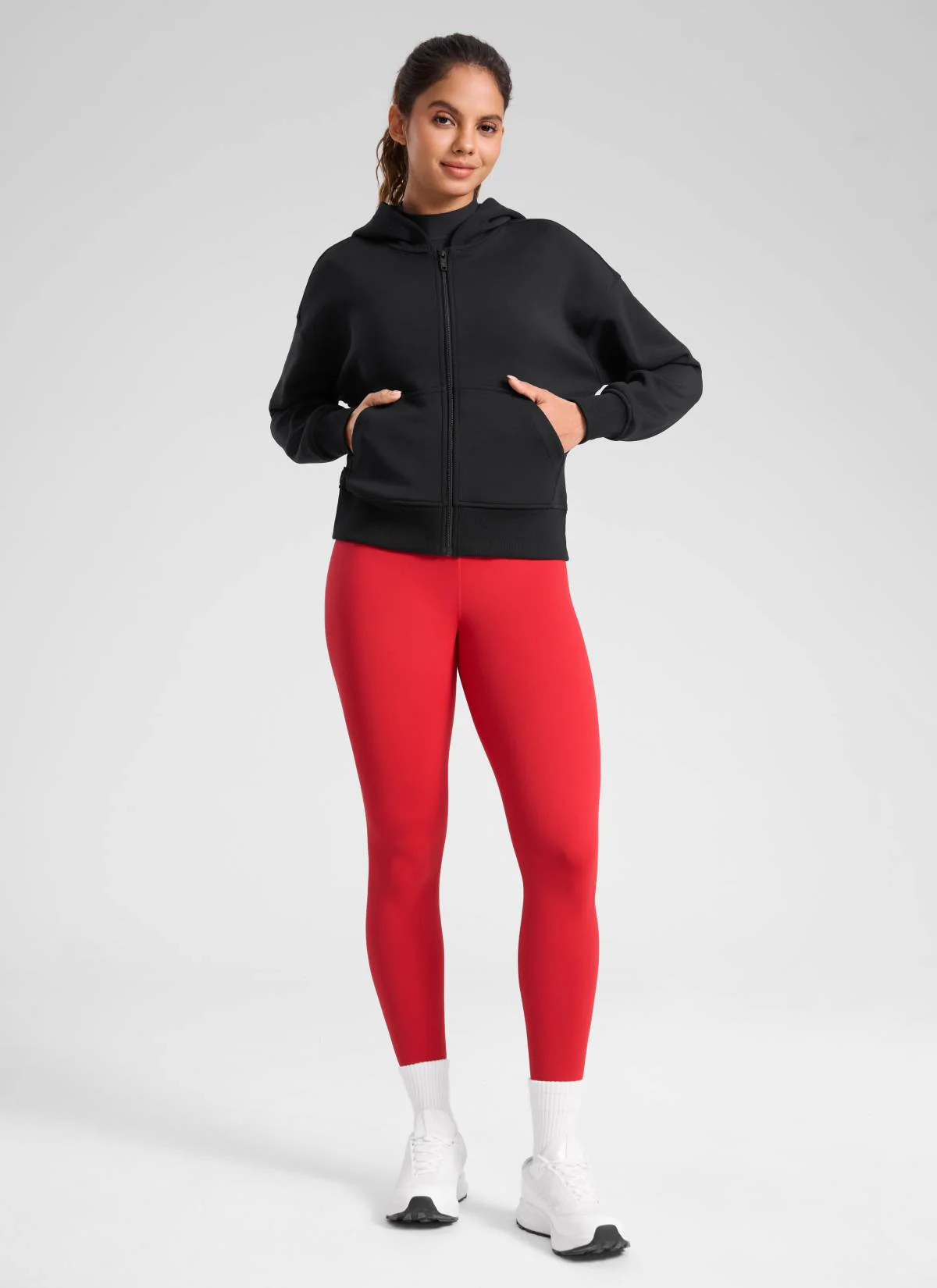 Matte Thermal Fleece Lined Origin Legging 25" - Image 43
