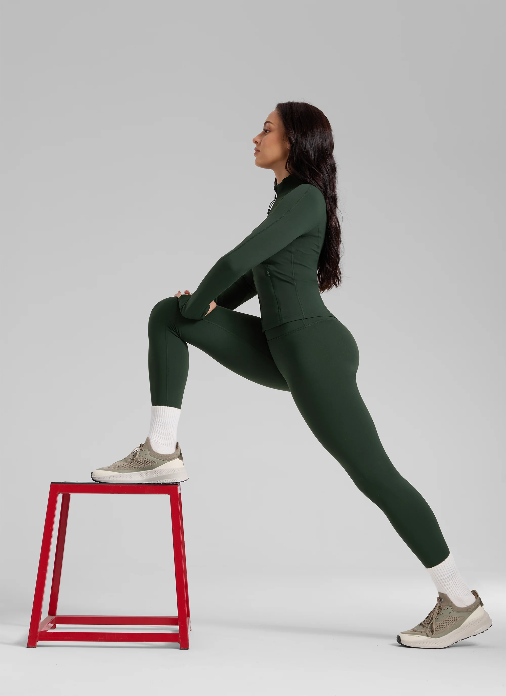 Matte Thermal Fleece Lined Origin Legging 28" - Image 3