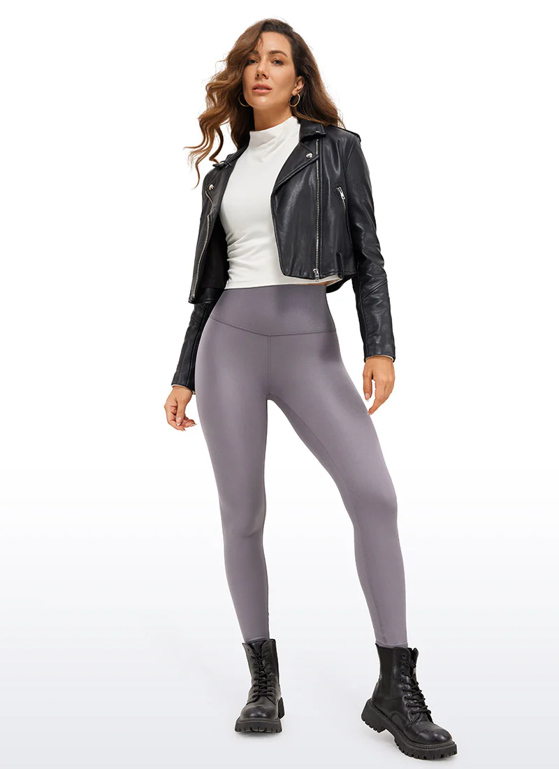 Matte Faux Leather Legging 25'' - Image 18