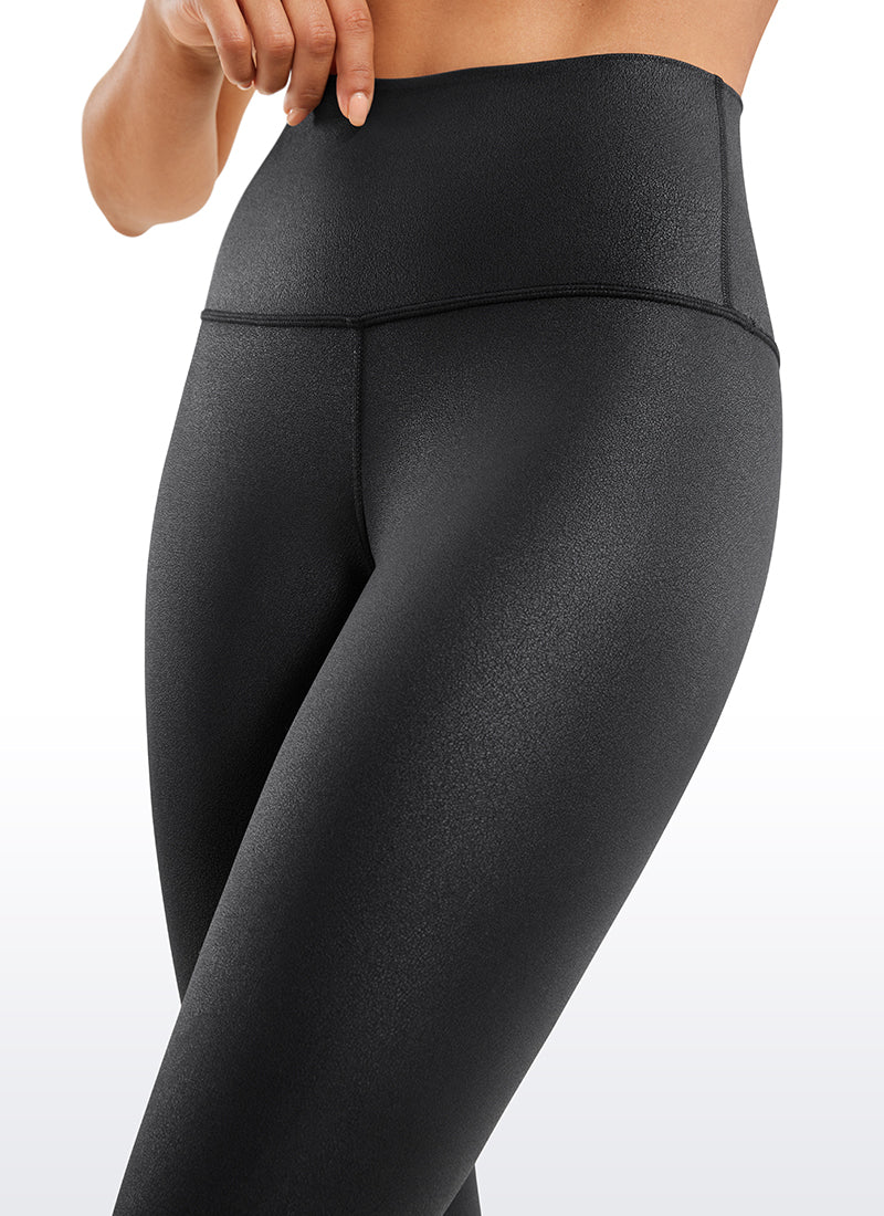 Matte Faux Leather Legging 28'' - Image 4