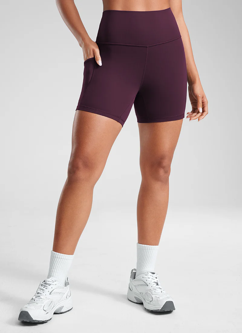 Butterluxe Pocket Yoga Shorts 5'' - Image 13