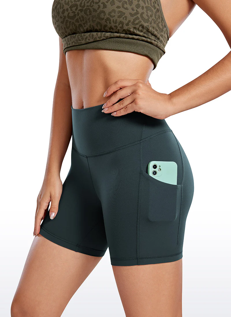 Butterluxe Pocket Yoga Shorts 5'' - Image 3