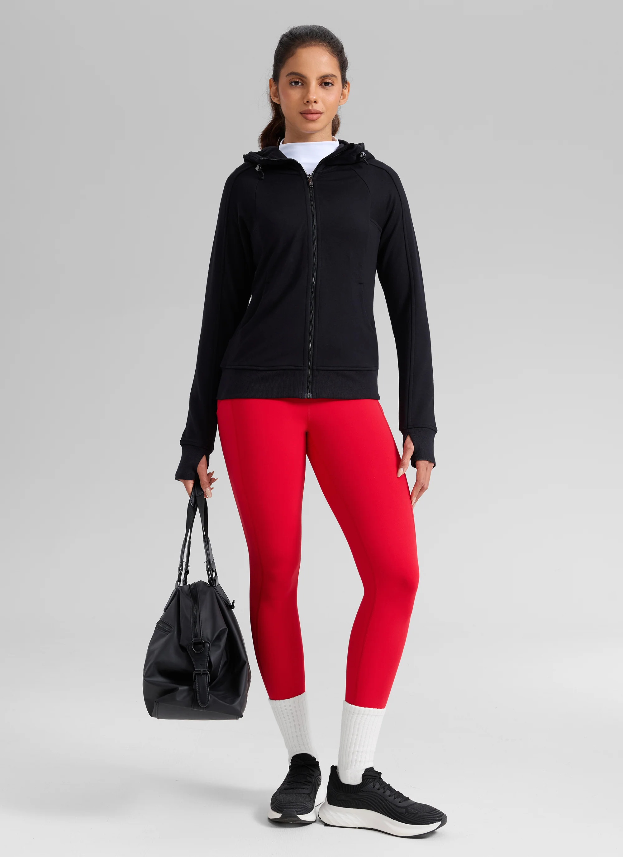 Water Resistant Fleece Lined Pocket Legging 28" - Image 12