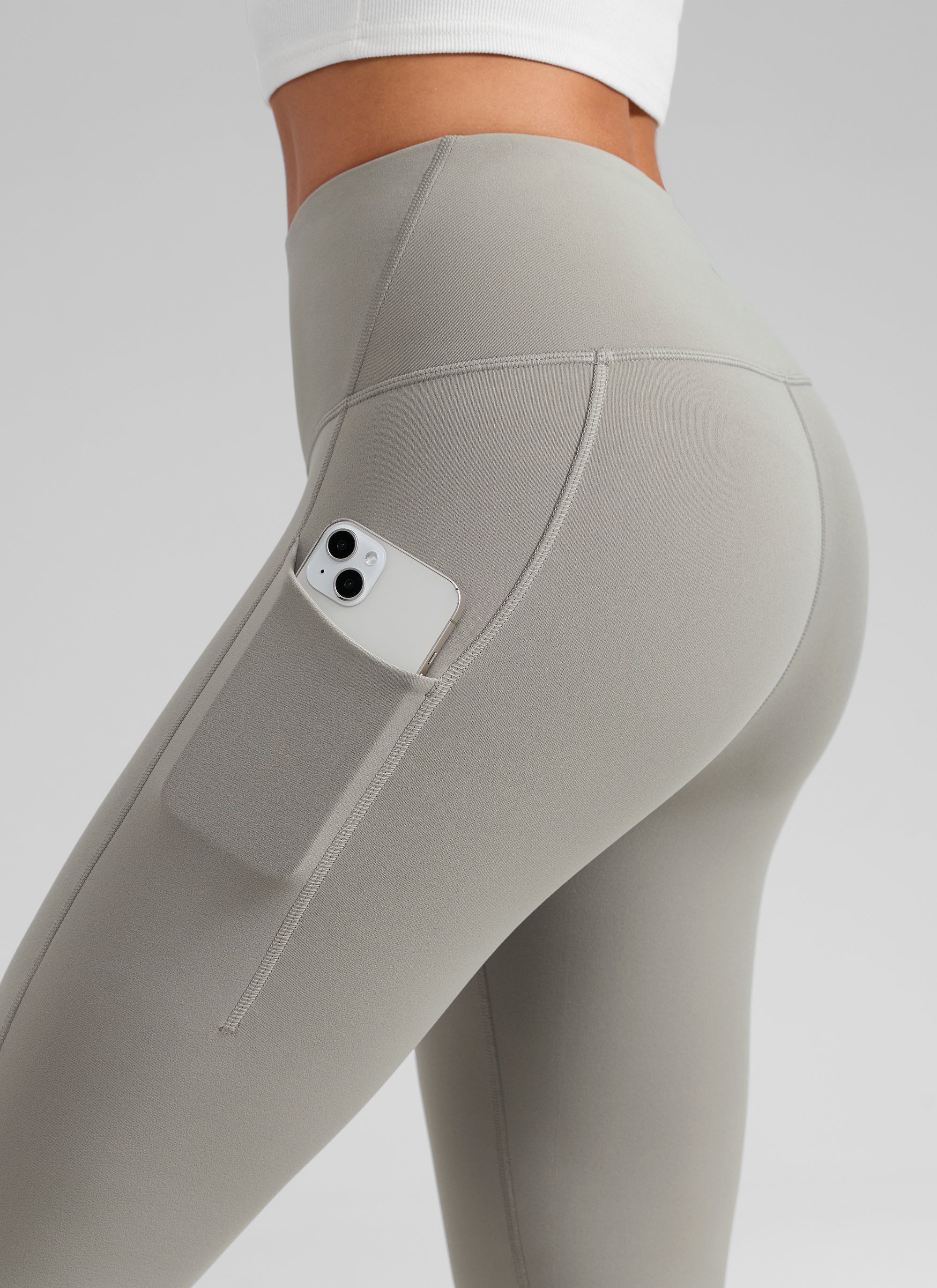 Water Resistant Fleece Lined Pocket Legging 28" - Image 17